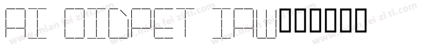 AI OIDPET IAW字体转换